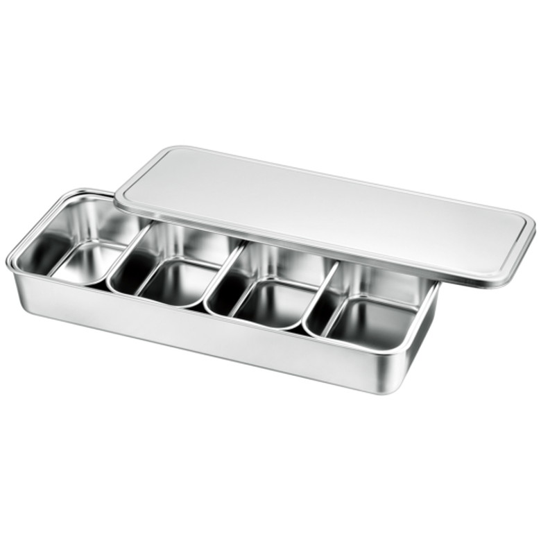 赤川器物製作所 大型調味料入バット 4ヶ入 66904 [2632-7492387]