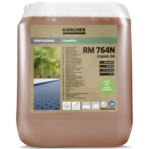 ケルヒャージャパン 【個人宅不可】 KARCHER カーペットPro 天然クリーナー RM 764 N（10L） 6.296-244.0 [264-155351]