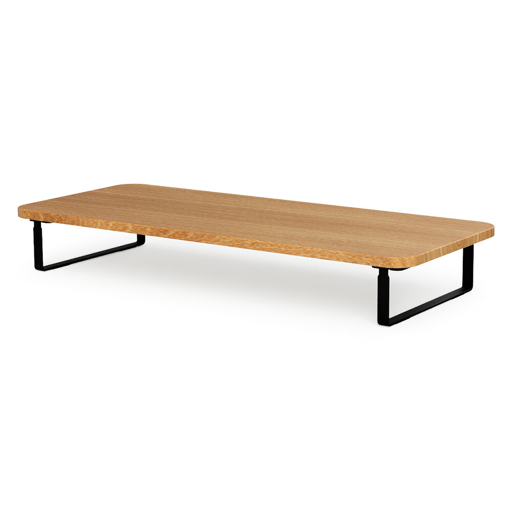 ナカバヤシ シンプルデスクトップラック 幅60cm/ オーク+ブラック FDR-6025KMBK [274-848462]