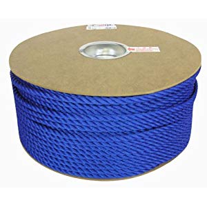 ユタカメイク PEカラーロープドラム巻 9X150m ブルー RE-52 [284-033762]