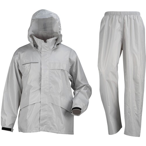 カジメイク 7251 エントラントレインスーツ シルバー L 7251-71-L [289-254720] 6,430円