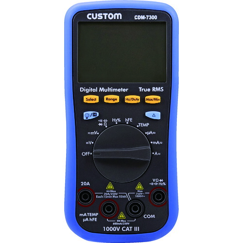 カスタム CUSTOM デジタルマルチメータ CDM-7300 [296-100457]