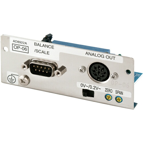 エー・アンド・デイ AND 【個人宅不可】 A＆D 天びん・台はかり用アナログ出力 AD8922A06 [297-0000064]