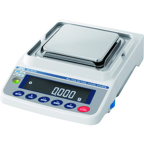 エー・アンド・デイ AND 【個人宅不可】 A＆D 校正用分銅内蔵汎用天びん GX-603A 一般校正付 GX603A-00A00 [297-912440]