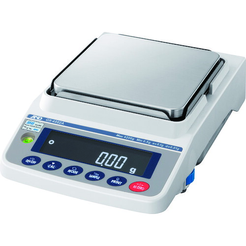 エー・アンド・デイ AND 【個人宅不可】 A＆D 校正用分銅内蔵汎用天びん GX-4002A 一般校正付 GX4002A-00A00 [297-912495]