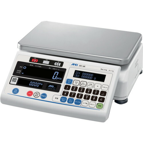 エー・アンド・デイ AND A＆D 個数計 GC-6K ひょう量6kg&times;計数可能最小単重0.2/0.01g GC-6K [297-200912]｜ＤＡＩＳＨＩＮ工具箱　店