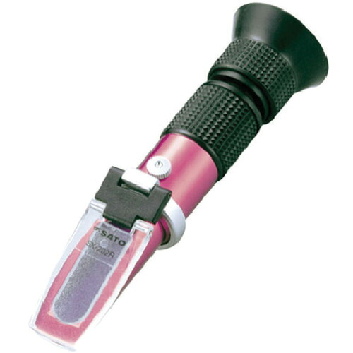 佐藤計量器 【3台販売】佐藤 手持屈折計 SK-202R （0190-04） SK-202R [298-019045]