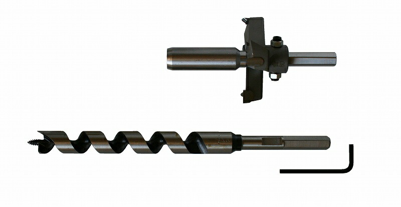スターエム No.28L 超硬座掘錐 大口径 ドリル付 28L-D2180 [308-186806]｜ＤＡＩＳＨＩＮ工具箱　店