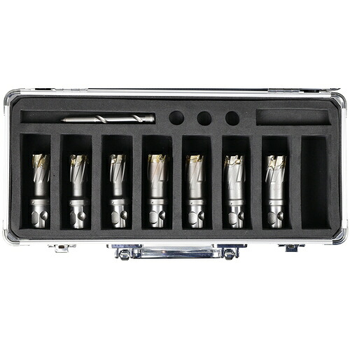 ミヤナガ 磁気ボール盤カッター デルタゴンメタルボーラー DLMB アルミBOXキット 3 DLMBALBOX3 [331-256581]