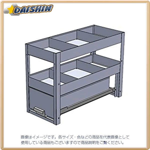 ジェフコム 【個人宅不可】 バンキャビネット（サイド棚） SCT-S03 [312-075384]｜ＤＡＩＳＨＩＮ工具箱　店