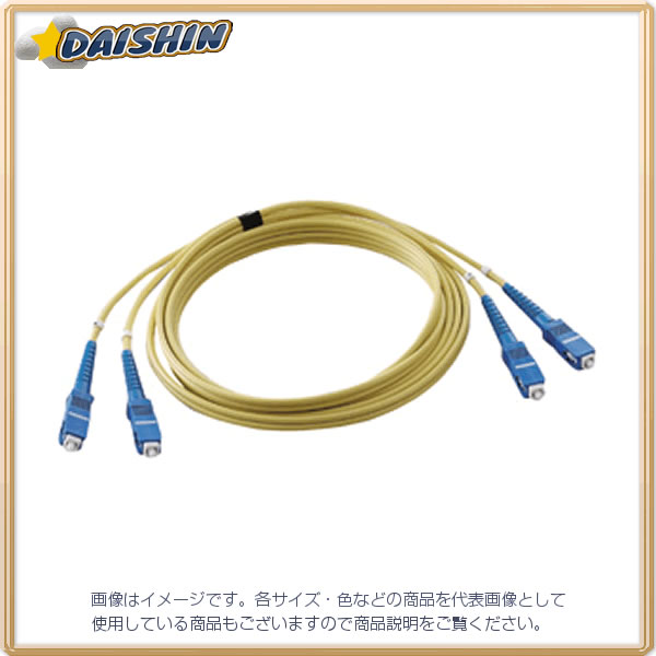 ジェフコム オプティカルファイバーパッチケーブル LFV-SCSM-10 [312-515422]｜ＤＡＩＳＨＩＮ工具箱　店
