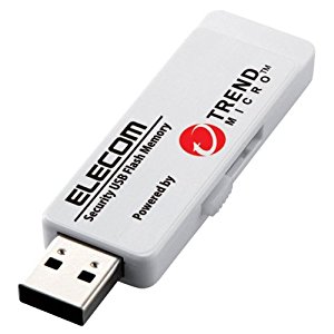 エレコム セキュリティ機能付USBメモリー 2GB 3年ライセンス MF-PUVT302GA3 [363-405783]