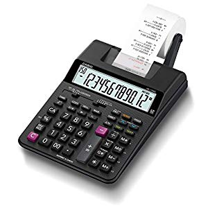 カシオ計算機 プリンター電卓 [32830] HR-170RC-BK [379-601910]｜ＤＡＩＳＨＩＮ工具箱　店