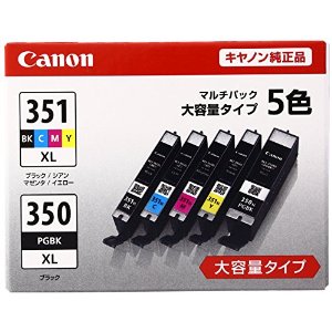 キヤノン インクタンク5色マルチP(大容量タイプ) [16374] BCI-351XL+350XL/5MP [393-918488]