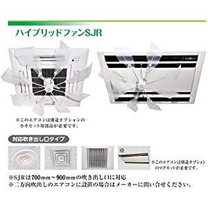 キングジム 潮 ハイブリッド・ファンSJR クリア [37289] HBF-SJRCW [401-873400]