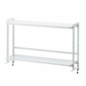 サンワサプライ クランプ式机上ラック2段タイプ MR-LC307W [444-194225] 10,593円