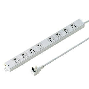 サンワサプライ 工事物件タップ(8個口・5m) TAP-K8L-5 TAP-K8L-5 [444-227985]