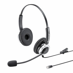 サンワサプライ 電話用ヘッドセット（両耳タイプ） MM-HSRJ01 [444-572689]