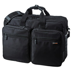 サンワサプライ 3WAYビジネスバッグ(出張用・大型) BAG-3WAY22BK BAG-3WAY22BK [444-746240]
