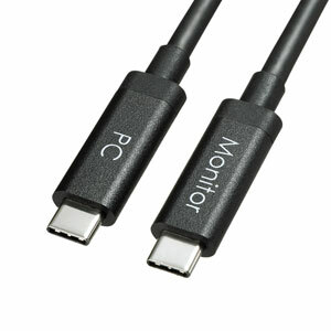 サンワサプライ DisplayPortAltモード TypeC ACTIVEケーブル 5m (8.1Gbps&times;2) KC-ALCCA1250 [444-764589]｜ＤＡＩＳＨＩＮ工具箱　店