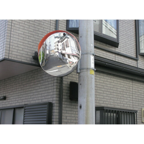 積水樹脂 【別途送料】 【個人宅不可】 積水 ジスミラー「電柱添架型」ステンレス製1000 2面鏡 KSUS1000W-DN [475-00000620]