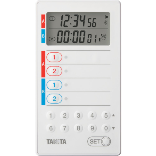 タニタ TANITA プリセットタイマー TD-427-WH TD-427-WH [497-172418]
