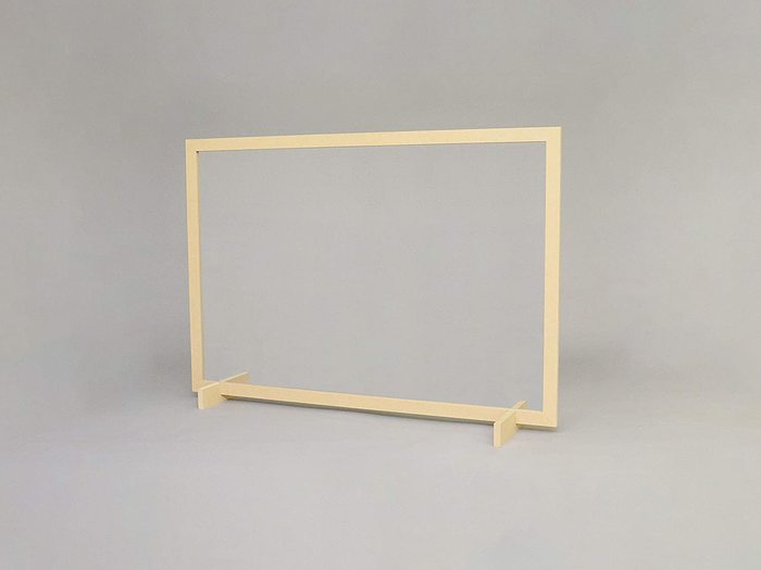 光 木製枠 アクリル製 飛沫感染飛散防止パネル パネル:約647x947x15mm スタンド約50x220x15mm アクリル板:透明 MHBP69 [553-060200]
