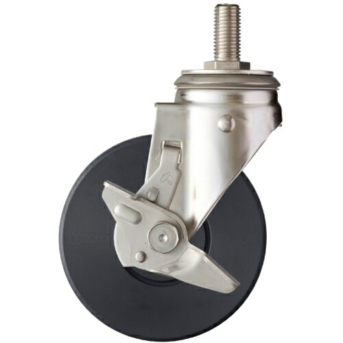 ハンマーキャスター ハンマー SUS サイドSP付 ねじ込み MCナイロンB車150mm 313SA-MCB150 [643-431307]