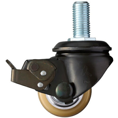 ハンマーキャスター ハンマー 低床式重荷重用ねじ込みSP付ウレタン車 545SA-BAU50 [643-00007310]