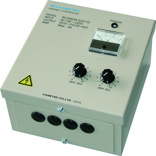 カネテック 【個人宅不可】 カネテック 電磁ホルダ高速制御器 ケース収納型 RH-M303A-6/24-C2 [644-00000981]