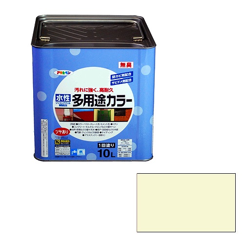 アサヒペン 水性多用途カラー ミルキーホワイト -｜ＤＡＩＳＨＩＮ工具箱　店