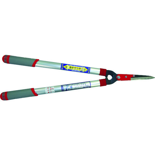 キンボシ GS 刈込ハサミ（伸縮タイプ） 新型アルミ柄 エッジ付 切断能力6～12mm 2021L [710-602216]