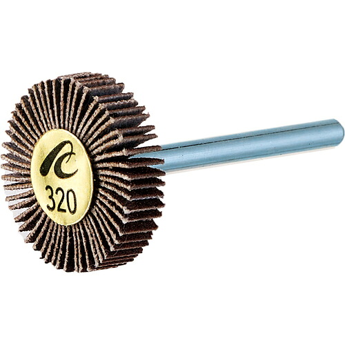 イチグチ 【10個販売】AC マイクロフラップ 軸径3mm #320 外径15×幅10×軸長30 MF1510-320 [719-050523]
