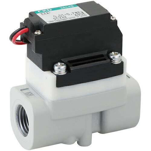 CKD 【キャンセル不可】圧縮空気用パイロット式2ポート電磁弁 アルミボディ EXA-10G-02CB-3 [742-00095310]