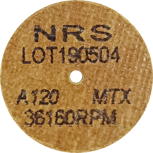 ニューレジストン 【個人宅不可】 【20本販売】NRS コットンホイルType-1ミニ 38&times;2&times;3．2 ＃120MTX（ハード） CH138232-120TX [756-028702]｜ＤＡＩＳＨＩＮ工具箱　店