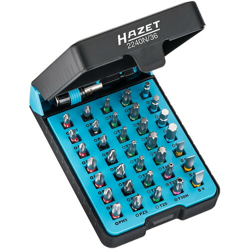 HAZET ハゼット ビットセット 36ツール 2240N/36 [796-187614]