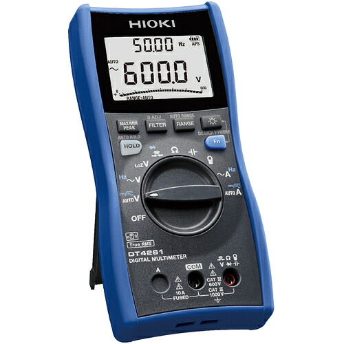 日置電機 HIOKI デジタルマルチメータ DT4261 書類3点付 DT4261SYORUI3TENTUKI [798-00000115]