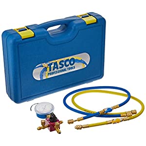 イチネンTASCO タスコ ボールバルブ式シングルゲージマニホールドキット TA123CV-1 [818-332081] 17,424円