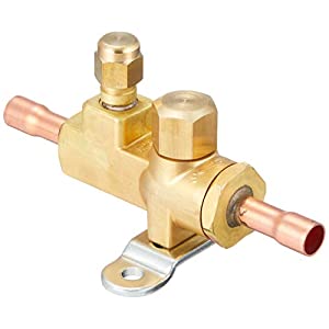 イチネンTASCO タスコ R404A.R407C用ボールバルブ（アクセスポート付）3/8”ロウ付 TA281HD-3 [818-418884]
