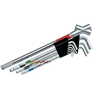 イチネンTASCO タスコ スーパーボールレンチセット（トリプルハンドル付） TA741SA-10 [818-463617]