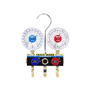 イチネンTASCO タスコ ボールバルブ式マニホールド TA120W [818-220647]