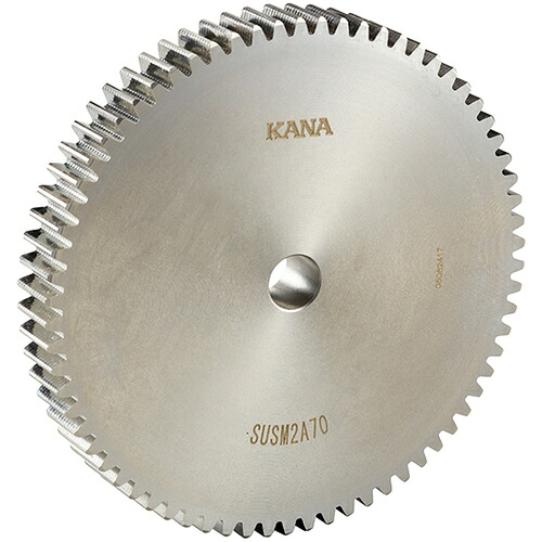 片山チエン KANA ステンレス平歯車A形 M2A55 SUSM2A55 [927-00016119]
