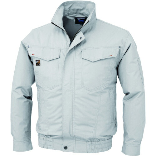 ジーベック XEBEC 空調服綿100ブルゾンKU91400-K6-L シルバー KU91400-K6-L [976-514203]