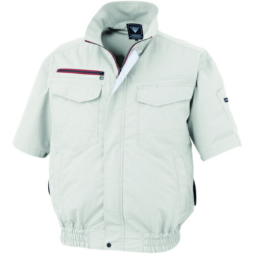 ジーベック XEBEC 空調服半袖ブルゾンXE98032-22-LL シルバーグレー XE98032-22-LL [976-703287]