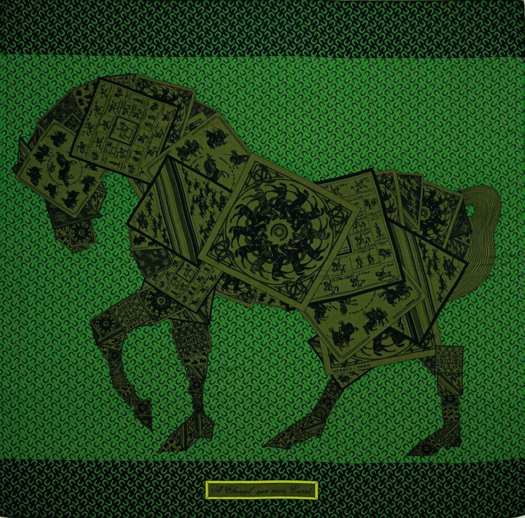 楽天市場】【10%OFF】 エルメス ショール レクタングル エシェック オ