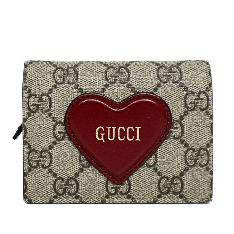 GUCCI　マーモントボウ コンパクト二つ折り財布　GG リボンモチーフ GUCCI マーモントボウ コンパクト二つ折り財布 GG リボンモチーフ