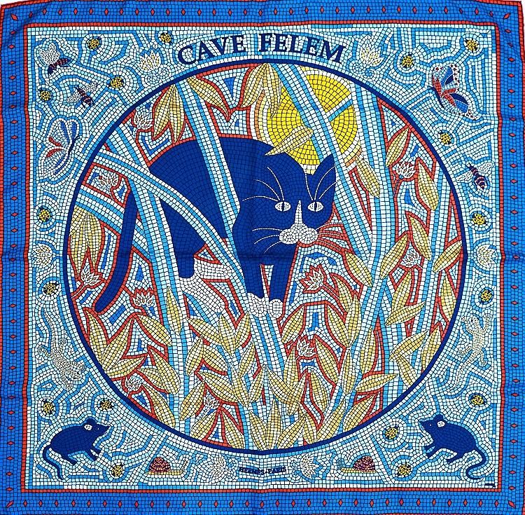 エルメス スカーフ ねこ　額装 imgrc0136205953.jpg