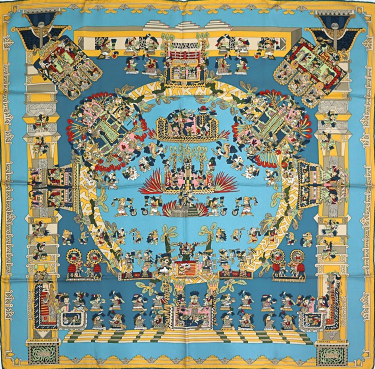 楽天市場】【エルメス】Hermes カレ90 シルクスカーフ QUINTESSENCE