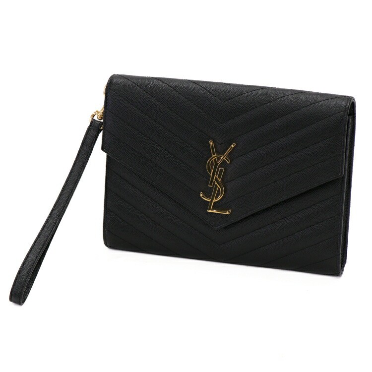 【楽天市場】【極美品】Saint Laurent カサンドラ チェーンウォレット レディースバッグ クラッチバッグ モノグラム 617662 ...