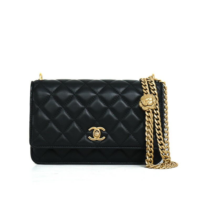 楽天市場】CHANEL ミニ チェーン ウォレット マトラッセ A81465